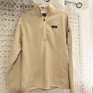 Patagonia Women’s Zip-Up Sweater in Cream